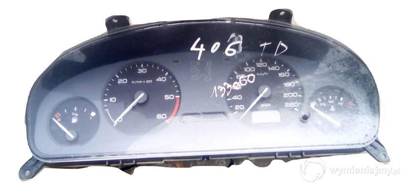 LICZNIK ZEGARY 9628534480 PEUGEOT 406 95-99 EURO zdjęcie 1