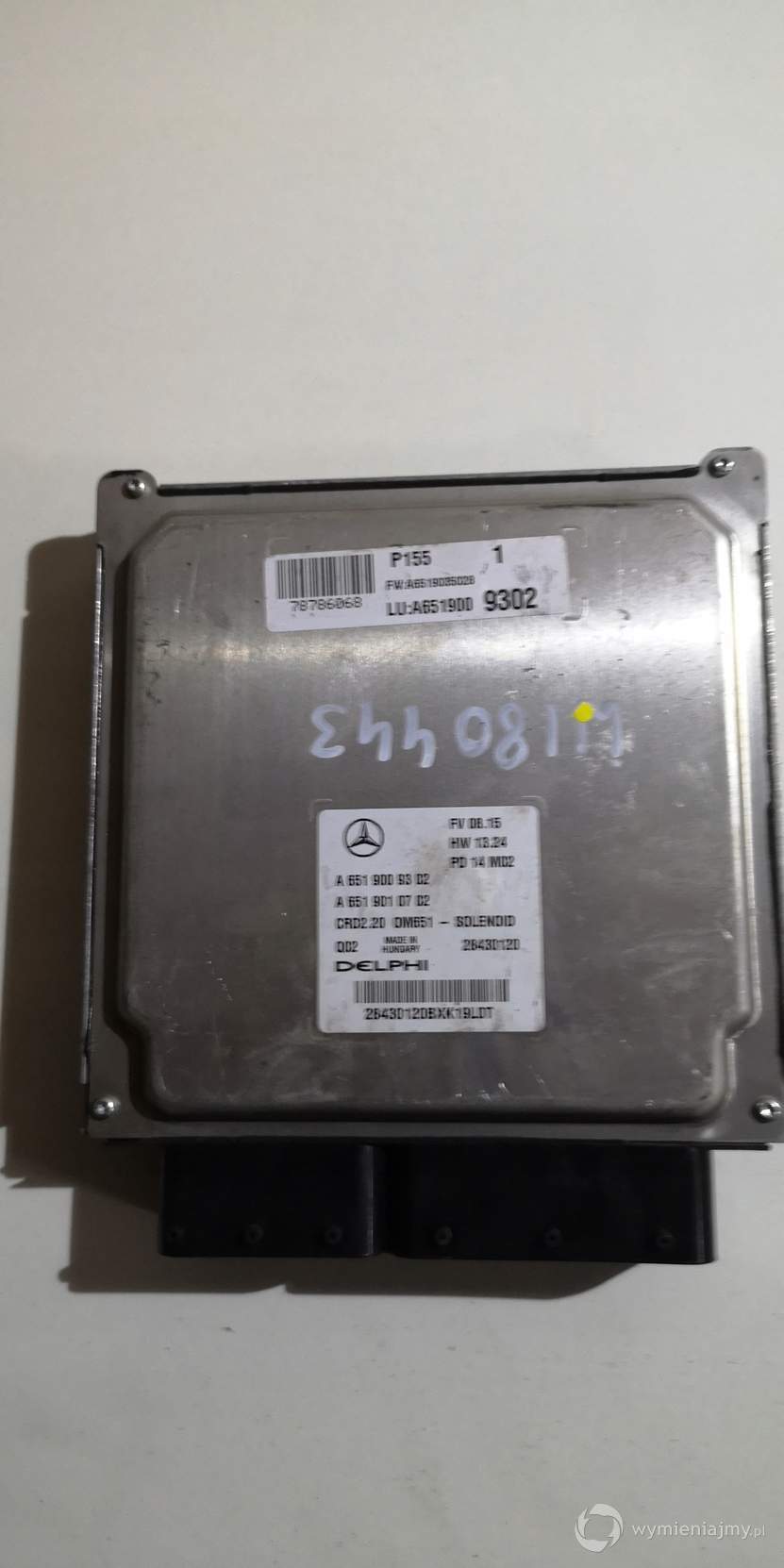 MERCEDES VITO KOMPUTER A6519009302 A6519010702 zdjęcie 1