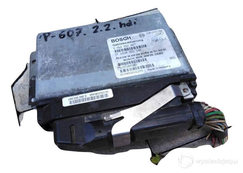 KOMPUTER 0260002887 9643926680 PEUGEOT 607 2.2 HDI zdjęcie 1