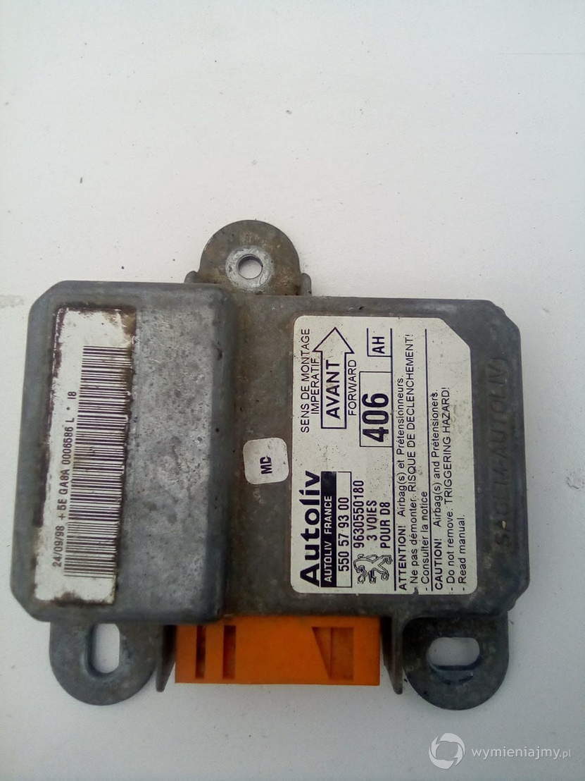 PEUGEOT 406 LIFT SENSOR PODUSZEK AIRBAG 9630550180 zdjęcie 1