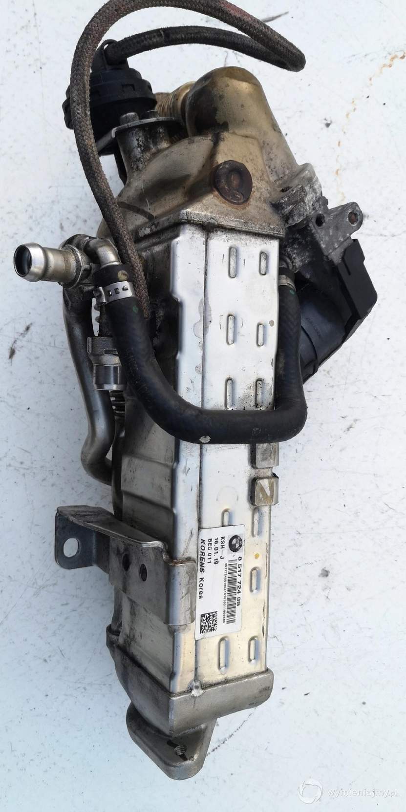 BMW 3.0D F01 F10 F15 F25 8517724 CHŁODNICZKA EGR zdjęcie 1