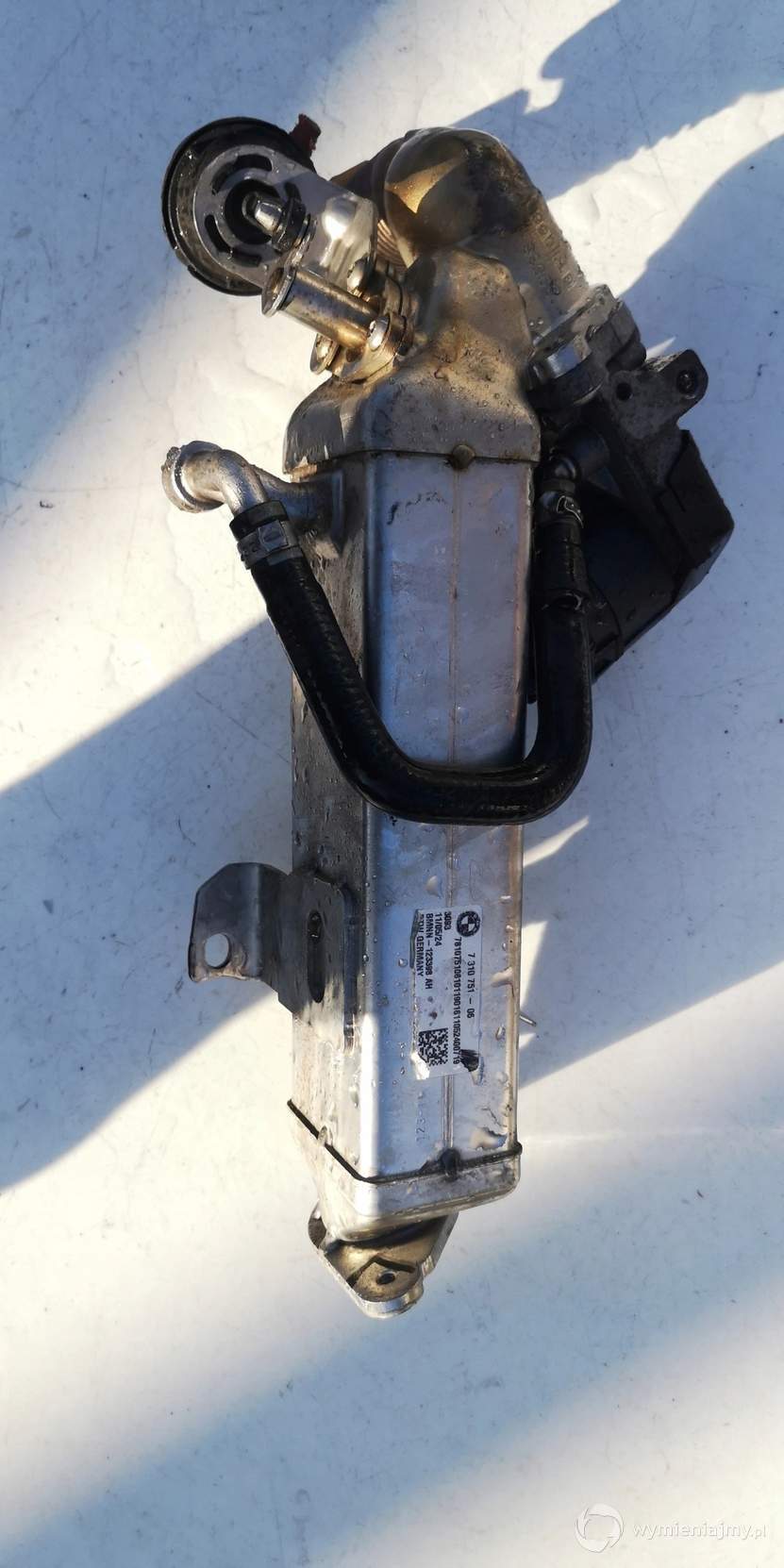 CHŁODNICA SPALIN EGR BMW F10 F11 520D 2.0D 7810751 zdjęcie 1