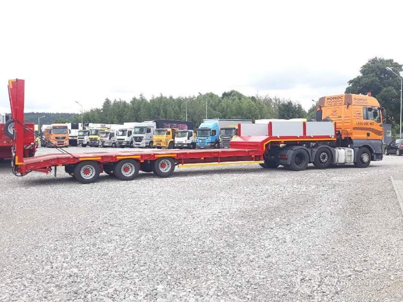 Transport urządzeń maszyn Koparka Ładowarka Spych Forwarder Harwester zdjęcie 1