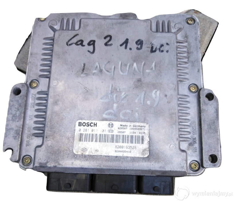 LAGUNA II 1.9DCI STEROWNIK SILNIKA 0281011101 zdjęcie 1