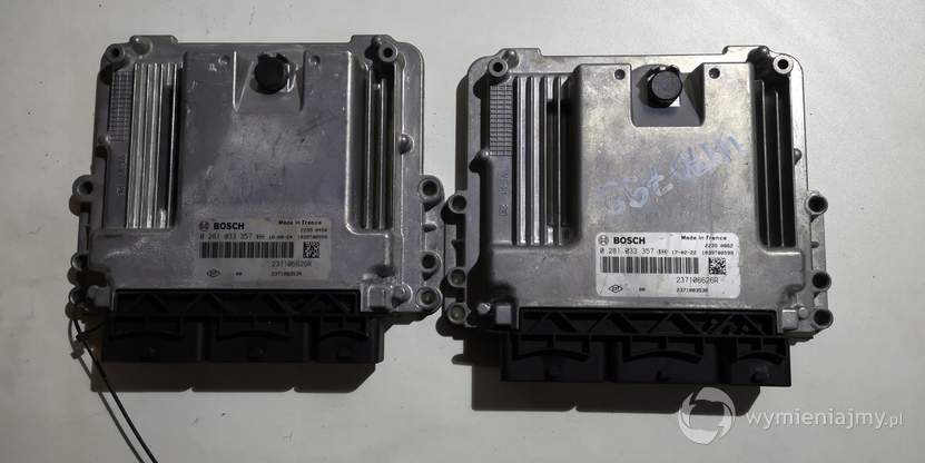 RENAULT TRAFIC KOMPUTER 0281033357 237106626R zdjęcie 1