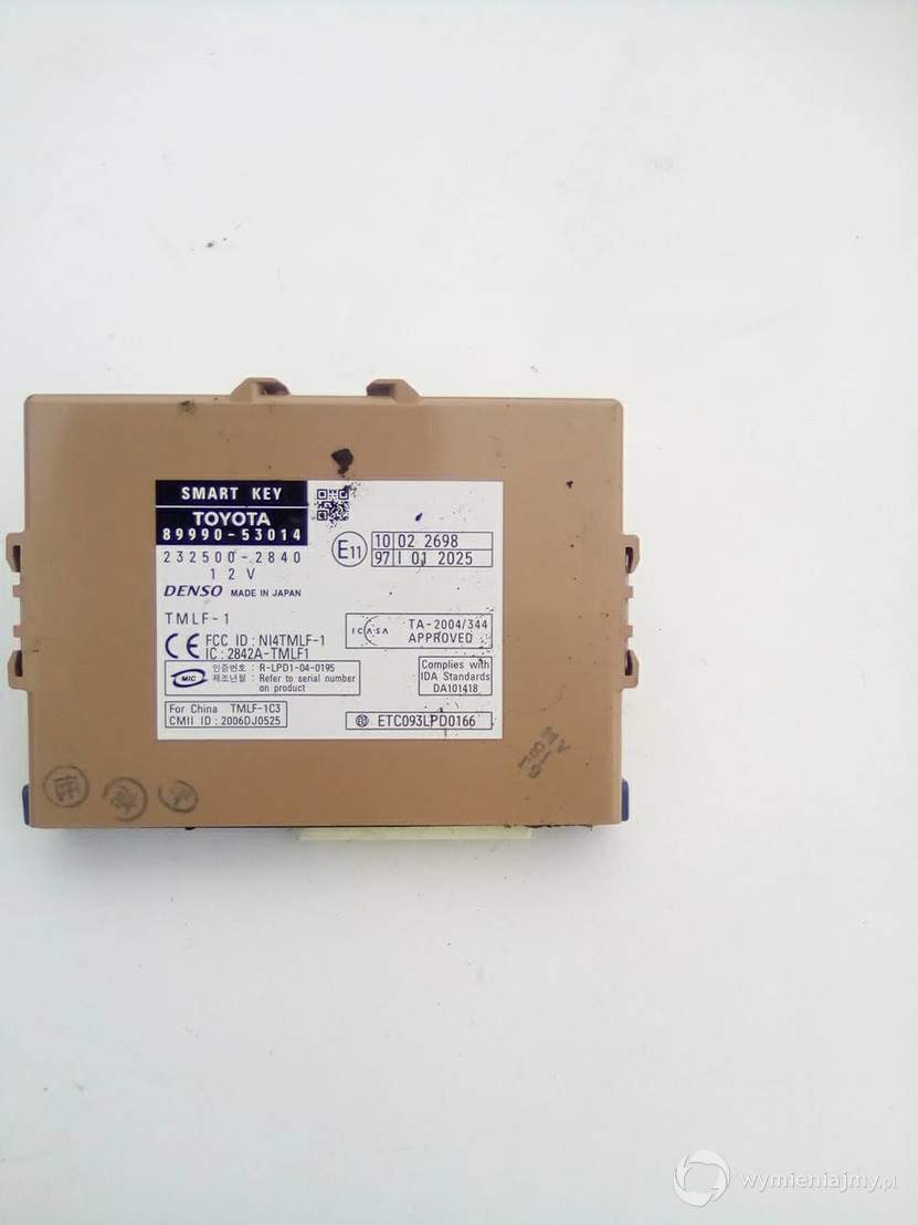 KOMPUTER STEROWNIK SMART KEY Lexus IS II 250 05-13 zdjęcie 1