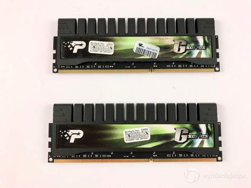 Pamięć RAM Patriot G DDR3 1600MHz 4GB (2x2GB) 1.7V zdjęcie 1