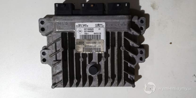 RENAULT KANGOO KOMPUTER 237100052R 237100420R zdjęcie 1